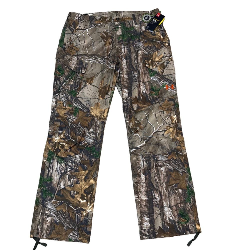 Under Armour Men's 38x32 Xstorm Water Resist Realtree Xtreme Camo Hunting Pants